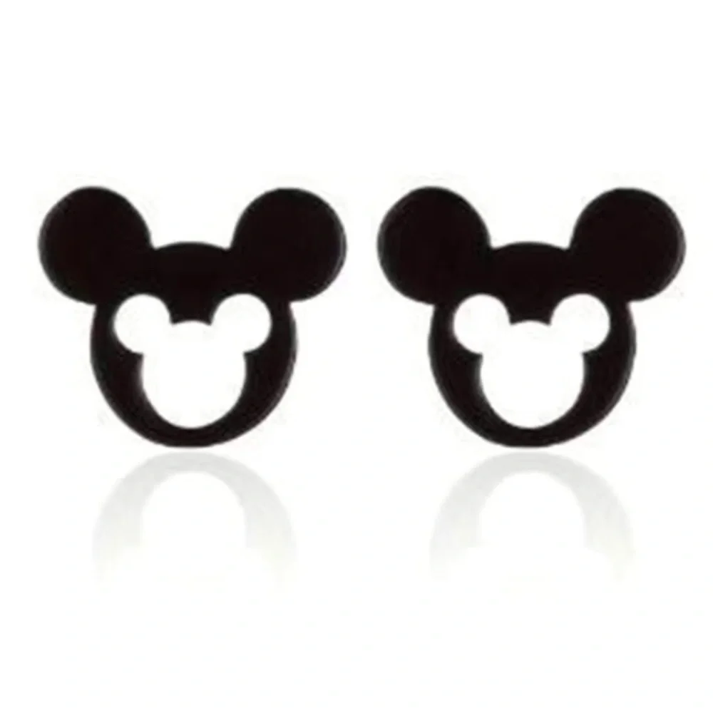 2 Pair of Little Girls Disney Mickey Mouse Earrings, NEW
